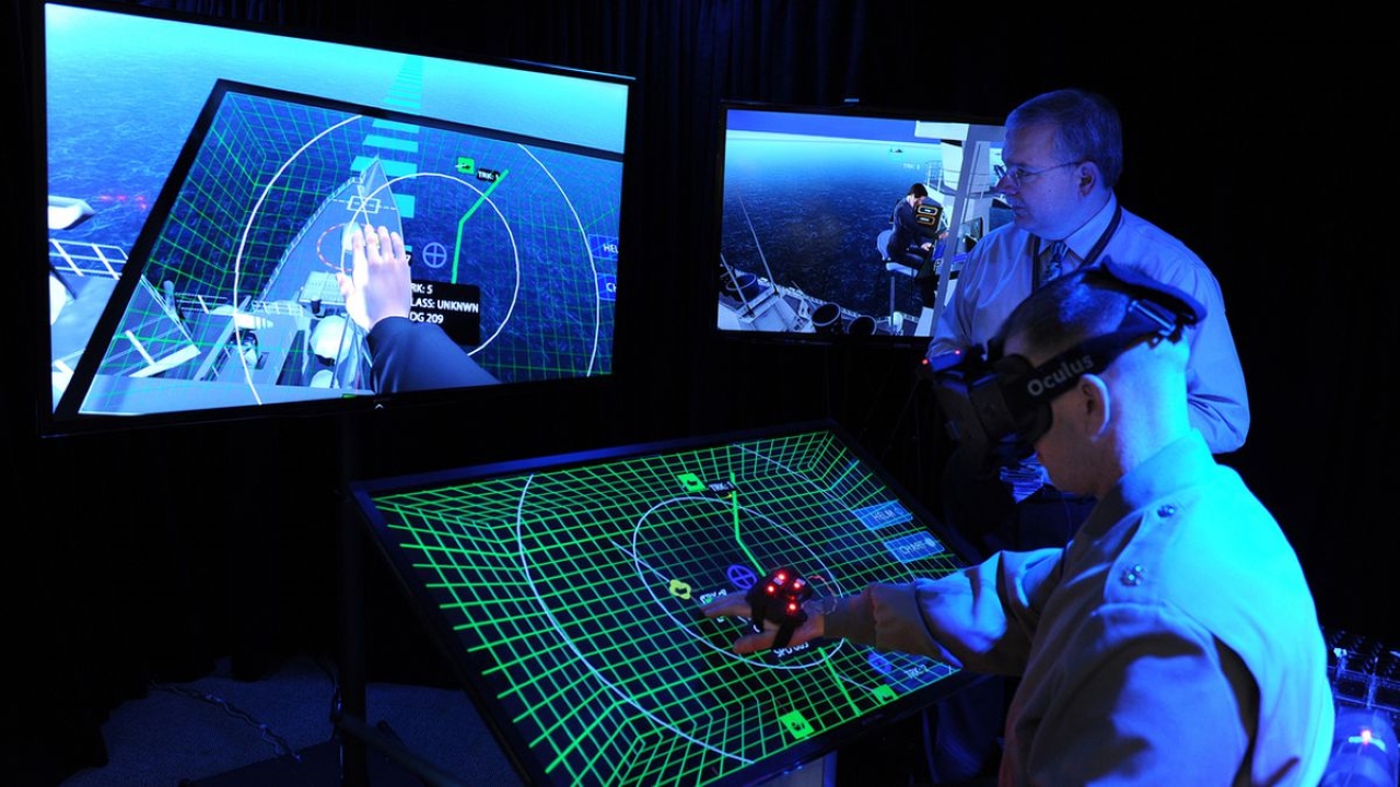 Solidier training in vr